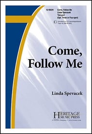 Come, Follow Me Two-Part choral sheet music cover Thumbnail